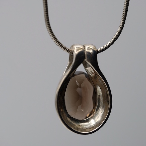 Paolo Romeo Pendant on 12.43 G Sterling Silver Omega Chain GORGEOUS - Picture 12 of 16